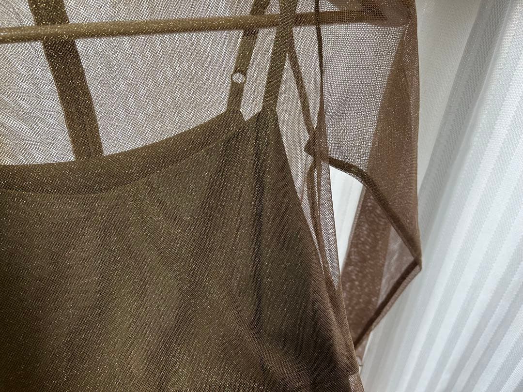 【kaene】ラメチュールメロウワンピース