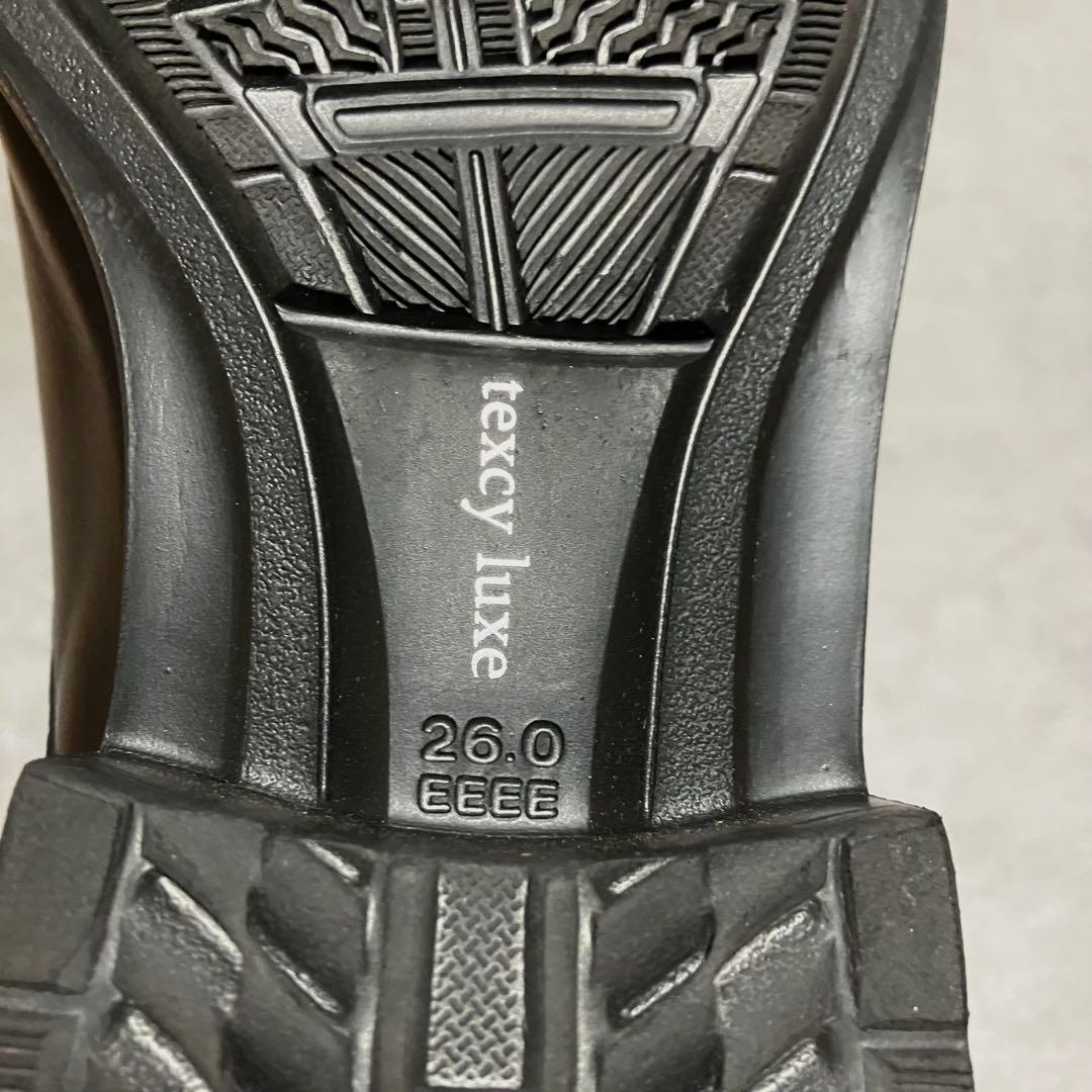 未使用級　テクシーリュクス　ビジネスシューズ　ブラック　アシックス　2208