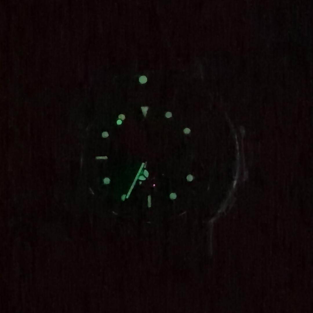 ティファニー　ダイバーズ　赤　Quartz　純正レザーベルト　稼働品