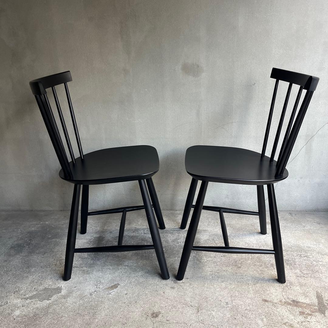 FDB モブラー J46 チェア グレー 北欧チェア　2脚セット