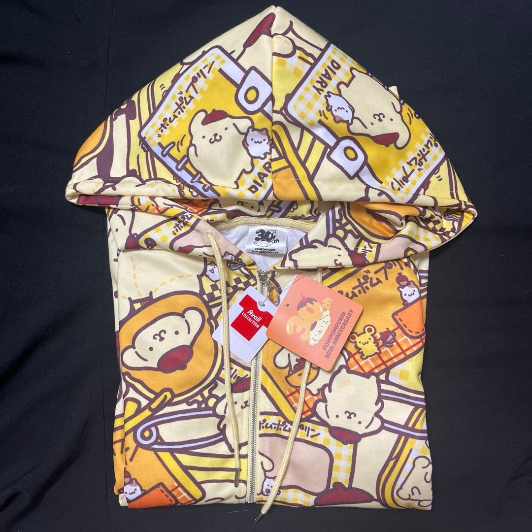 サンリオ　30周年　ポムポムプリン　パーカー　アベイル　Ｍ