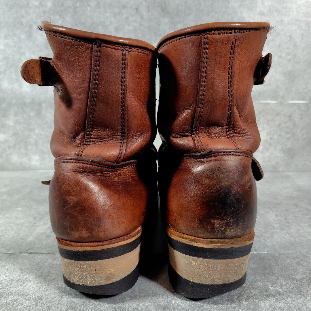 ホーキンス　エンジニアブーツ　ブラウン　レザー　本革　ベルト　【26.5】