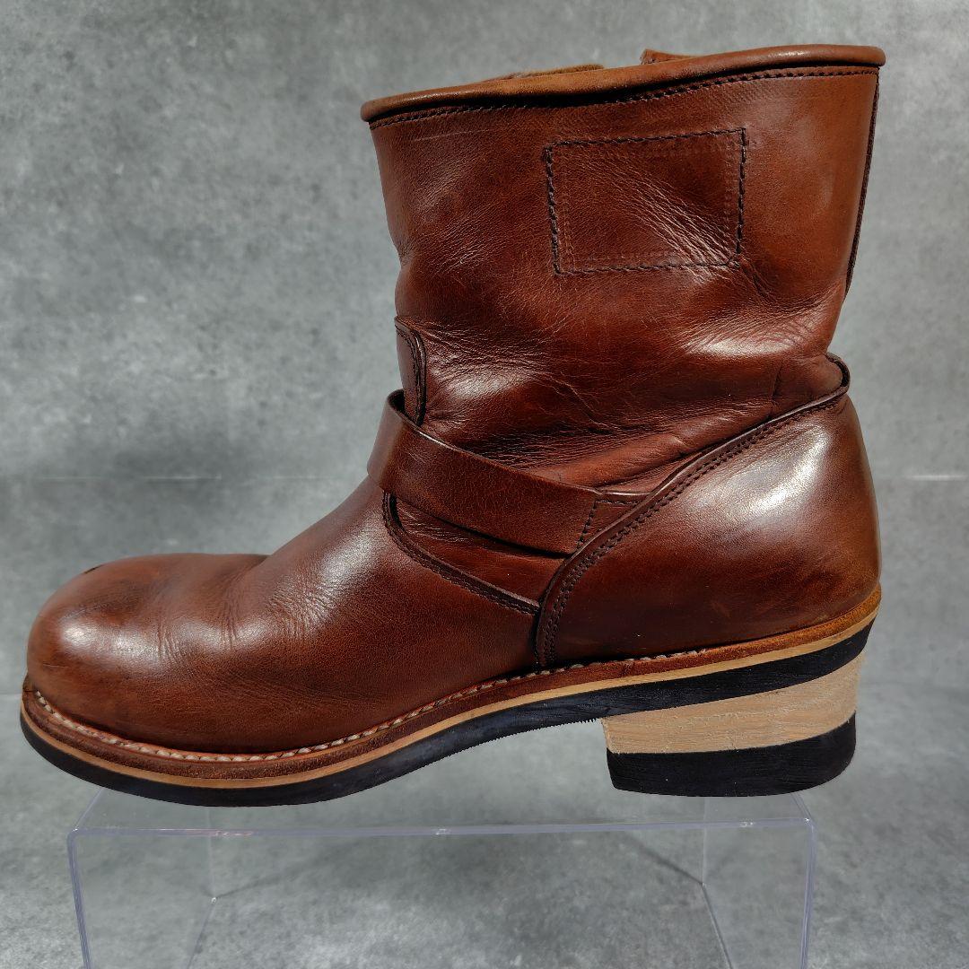 ホーキンス　エンジニアブーツ　ブラウン　レザー　本革　ベルト　【26.5】