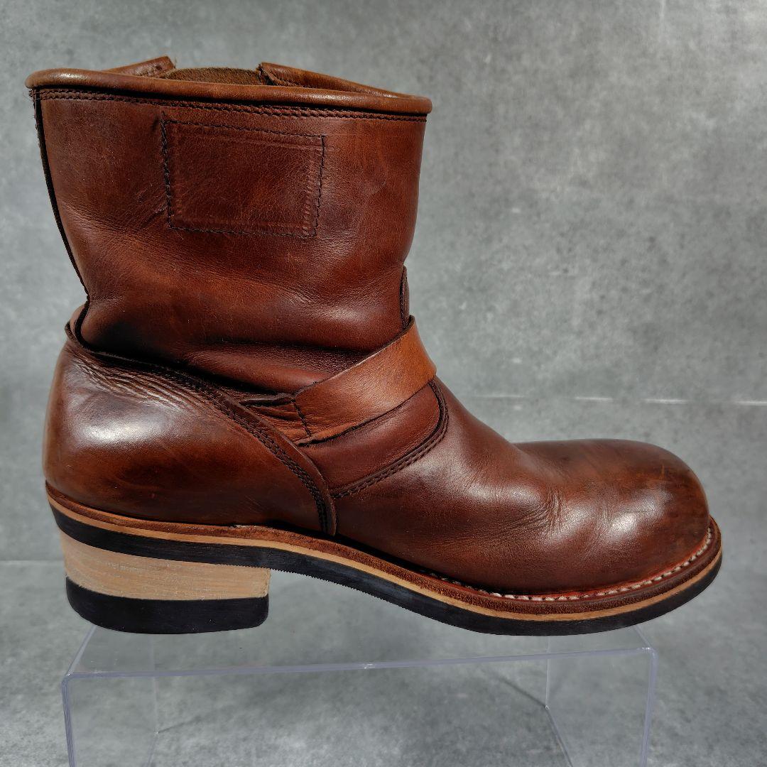 ホーキンス　エンジニアブーツ　ブラウン　レザー　本革　ベルト　【26.5】