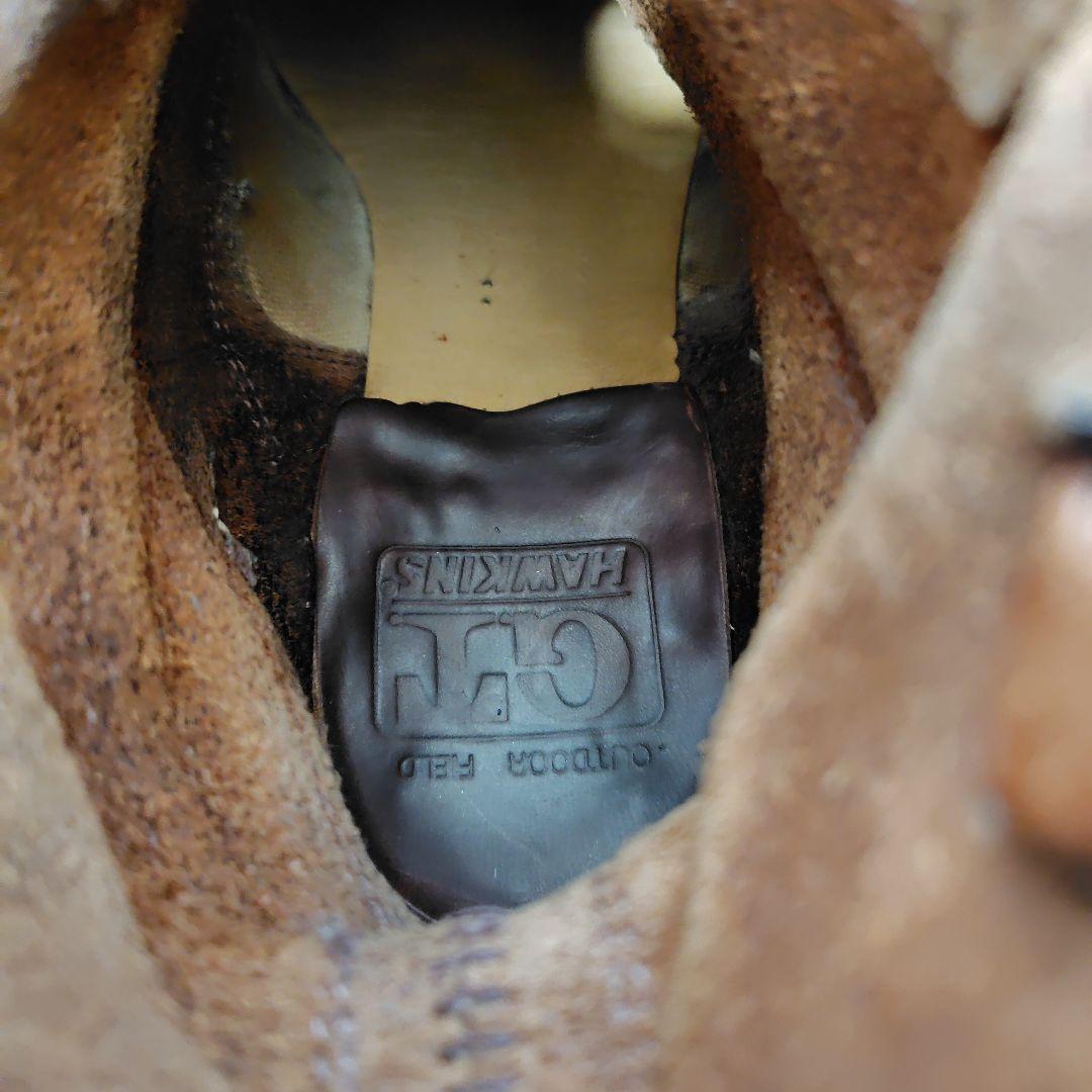 ホーキンス　エンジニアブーツ　ブラウン　レザー　本革　ベルト　【26.5】