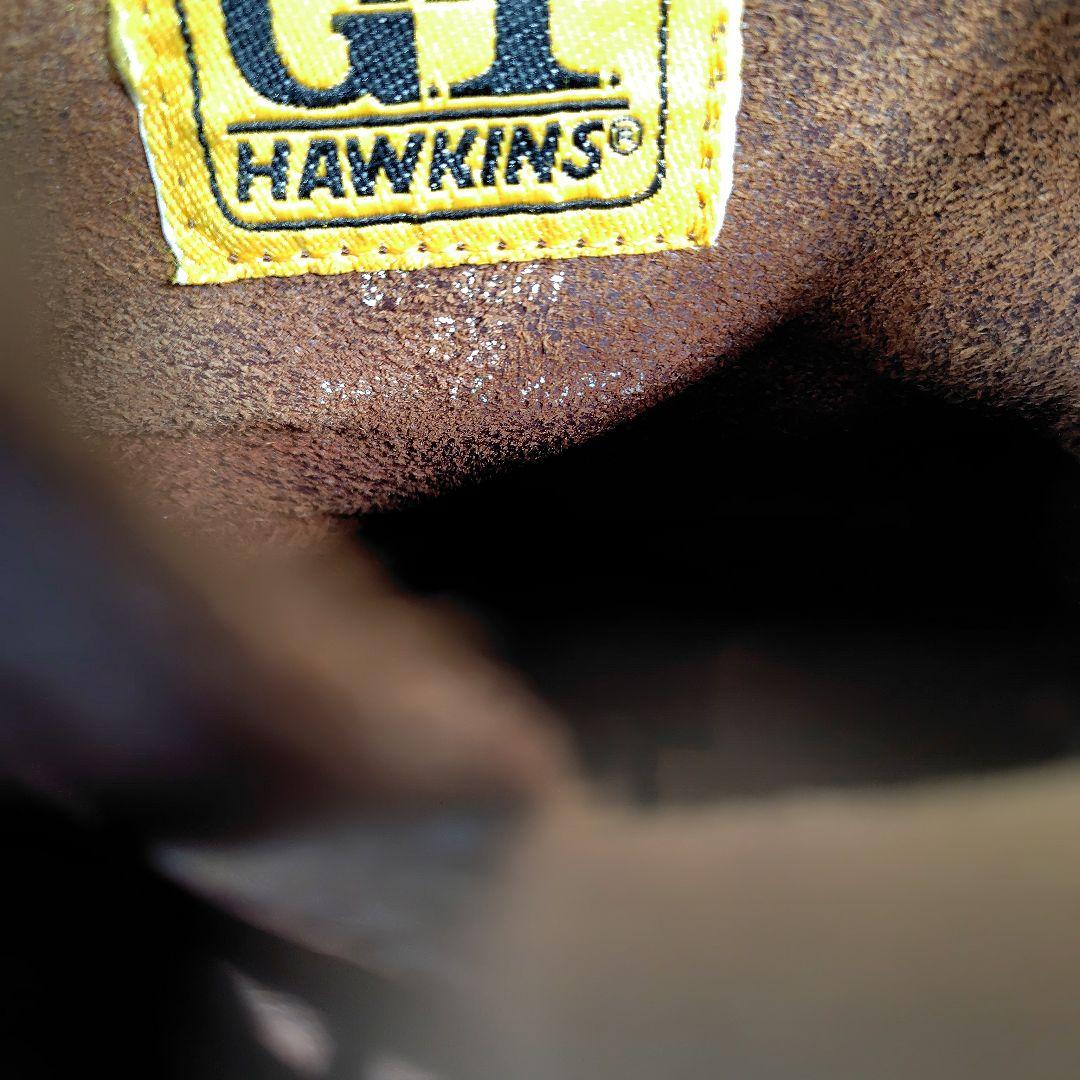 ホーキンス　エンジニアブーツ　ブラウン　レザー　本革　ベルト　【26.5】