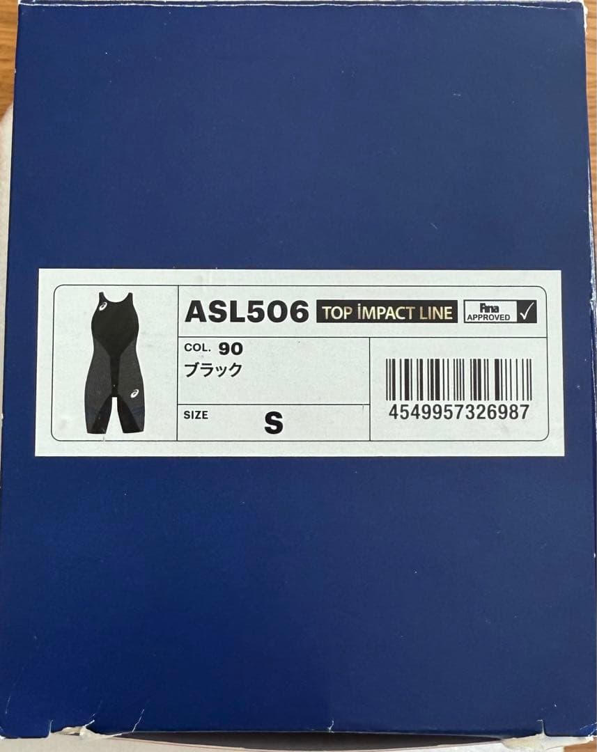 【希少品】asics 高速水着トップインパクトラインASL506カラー/ブラック