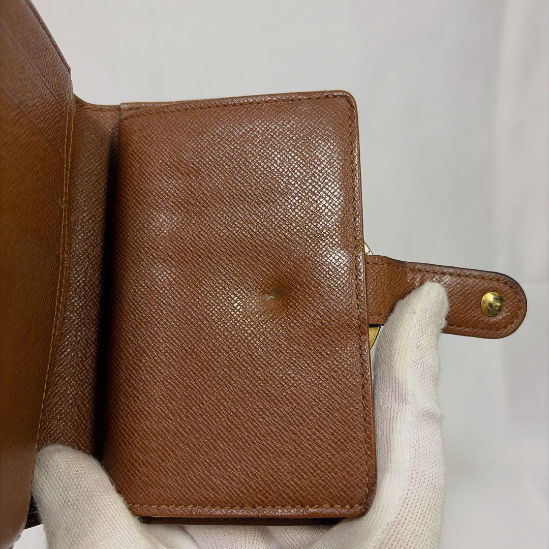 【極美品✨】ルイヴィトン ポルト モネ ヴィエノワ モノグラム がま口 折り財布