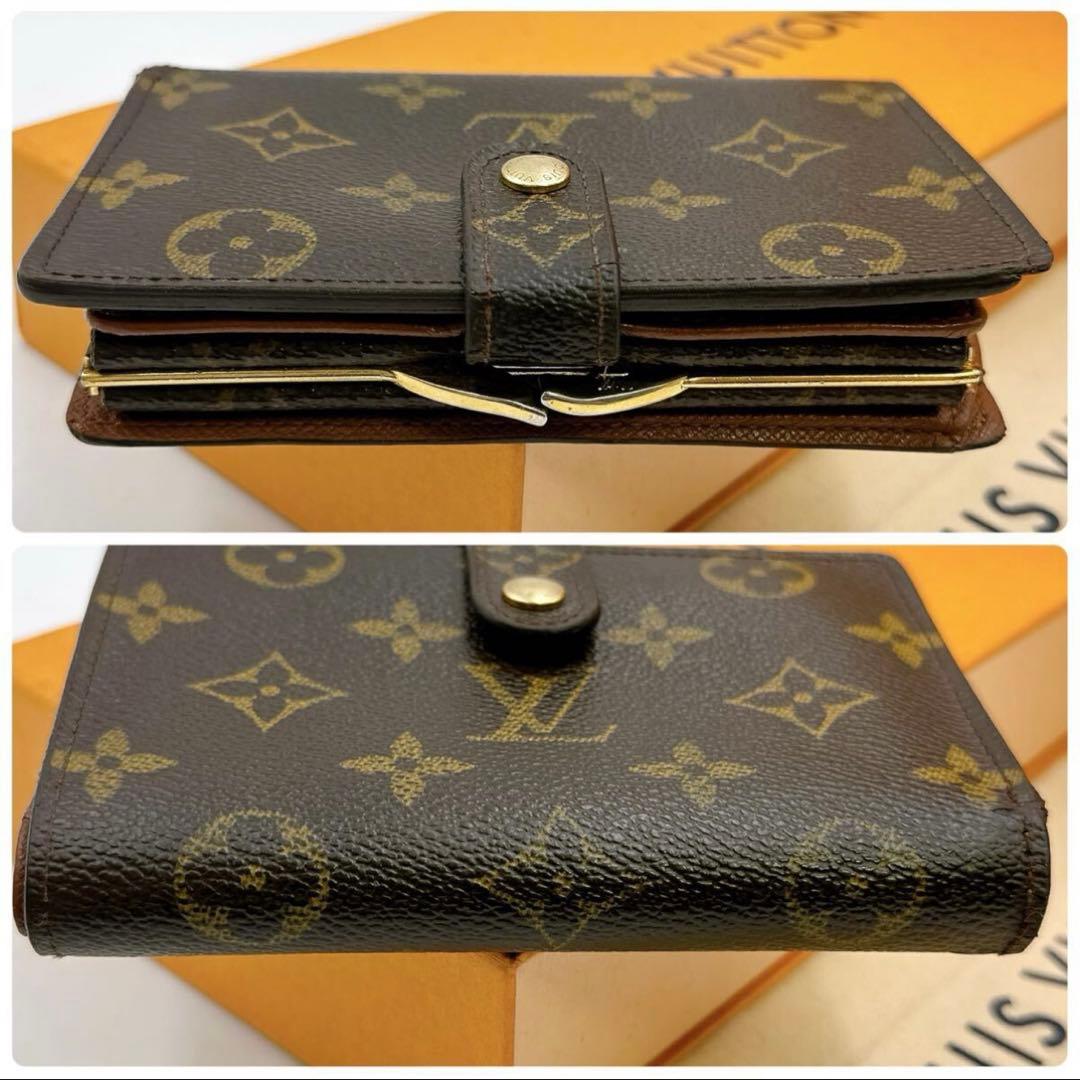 【極美品✨】ルイヴィトン ポルト モネ ヴィエノワ モノグラム がま口 折り財布
