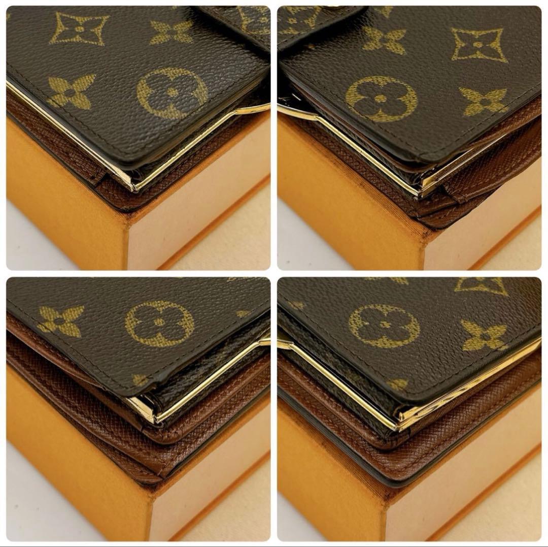 【極美品✨】ルイヴィトン ポルト モネ ヴィエノワ モノグラム がま口 折り財布