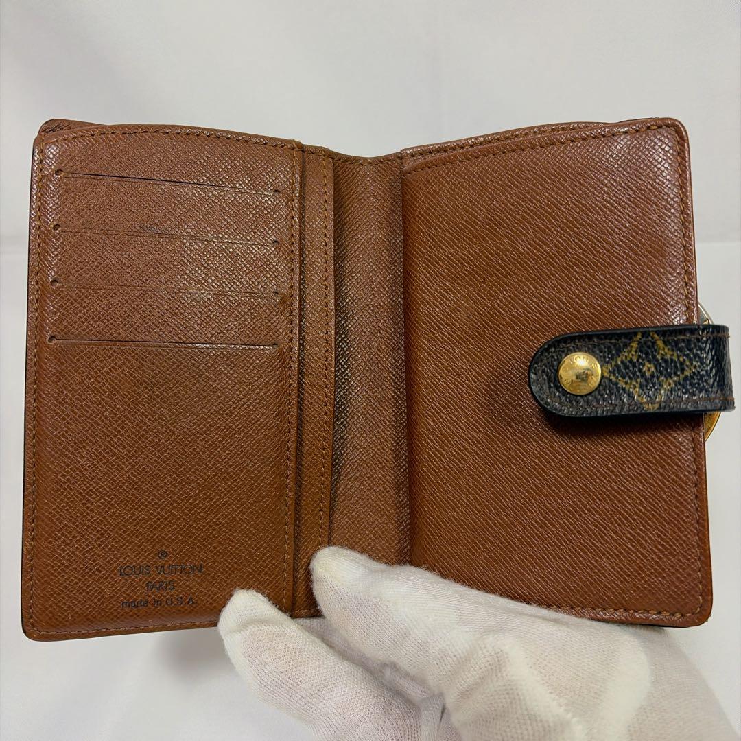 【極美品✨】ルイヴィトン ポルト モネ ヴィエノワ モノグラム がま口 折り財布