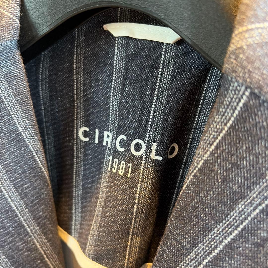 未使用品　チルコロCIRCOLO 1901 ストライプジャケット