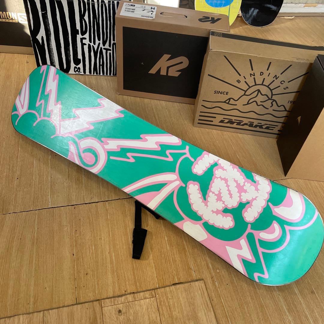 K2　キッズスノーボードセット　バイン付3点セット　110㎝