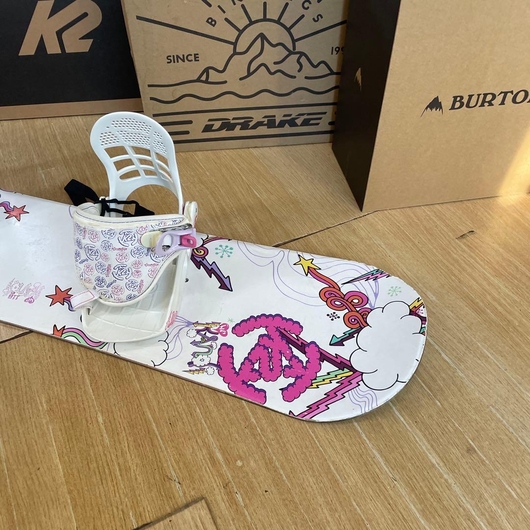 K2　キッズスノーボードセット　バイン付3点セット　110㎝