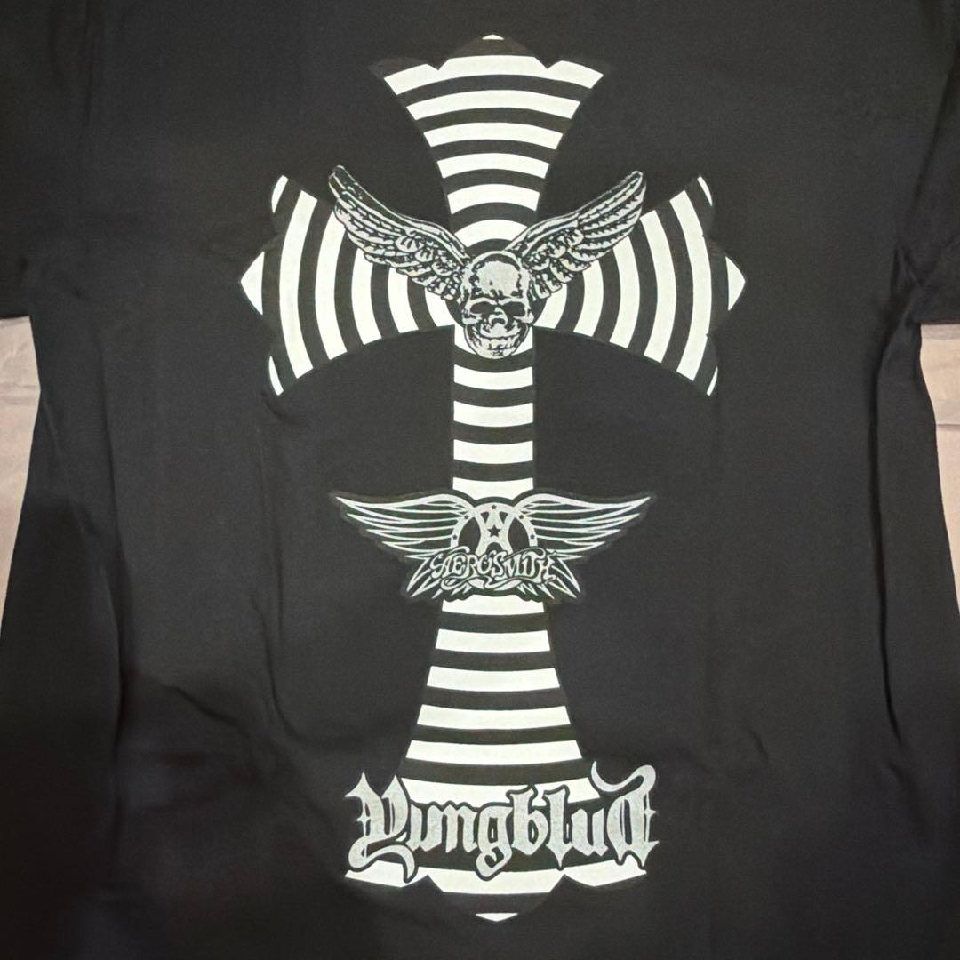 【新作】　クロムハーツ青山限定　エアロスミス　FOTIトリプルコラボ　Tシャツ