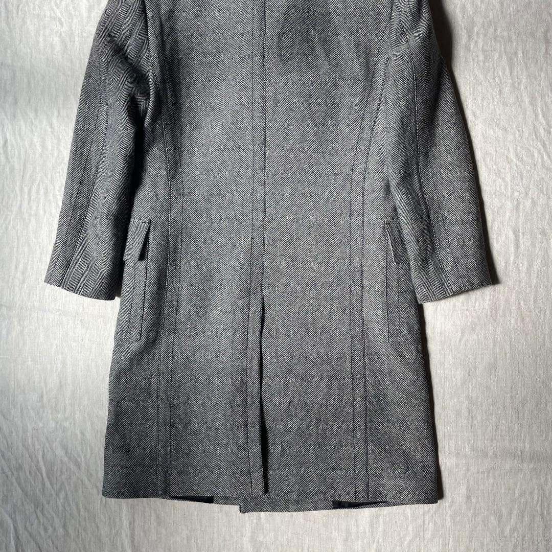 【希少】JEAN PAUL GAULTIER レザー ヘリンボーン コート 48