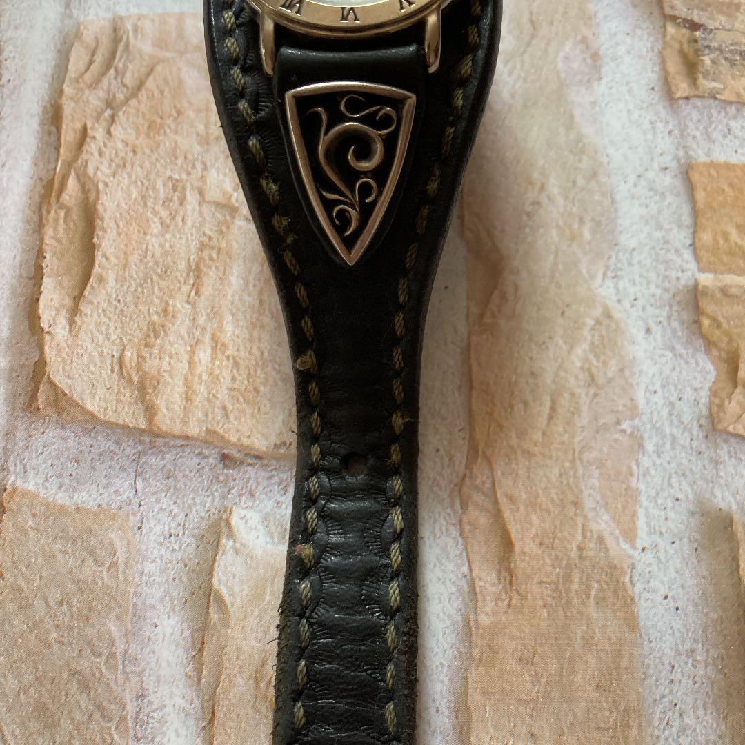 ［即日発送］Arif Collection レザーウォッチ SAAD ブラック