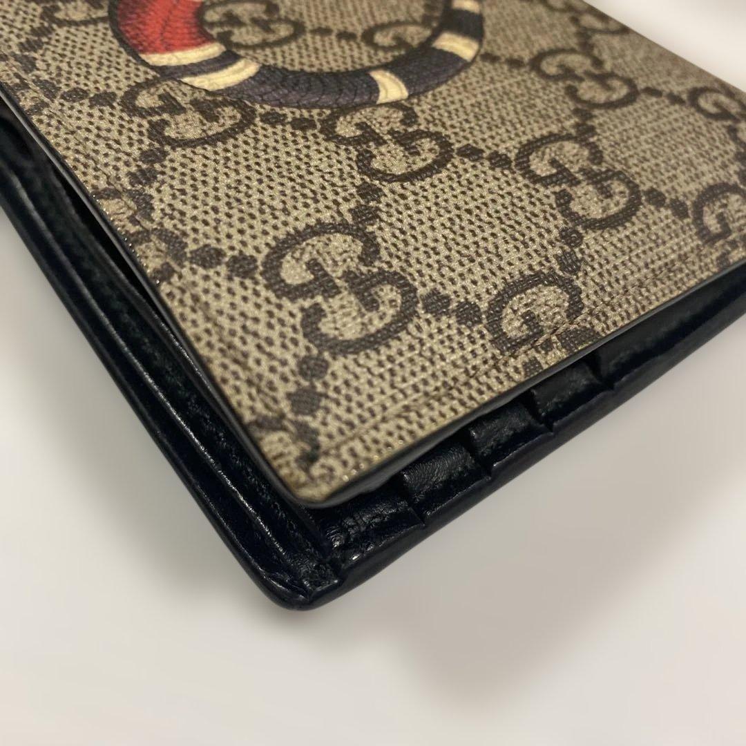 GUCCI キングスネーク　 二つ折り財布 GG