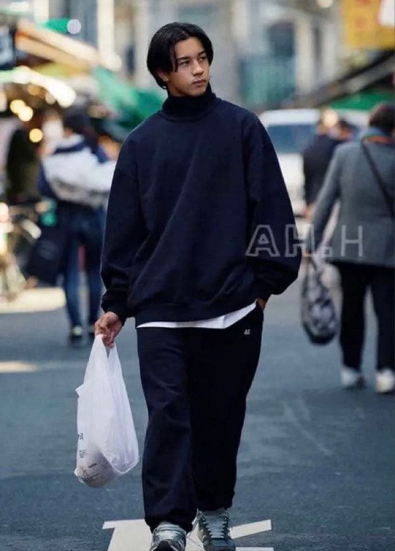 SSZ x AH xロスアパ　スウェットセットアップ　ネイビー