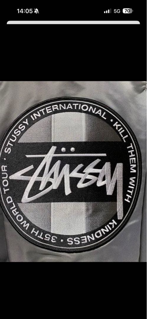 超激レア　Stussy 35周年記念Alpha社コラボ MA1ジャケット　L