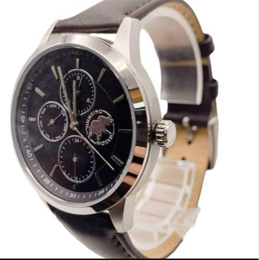 M*M様 新品 未使用 HUNTING WORLD シルバー クロノグラフ 腕時