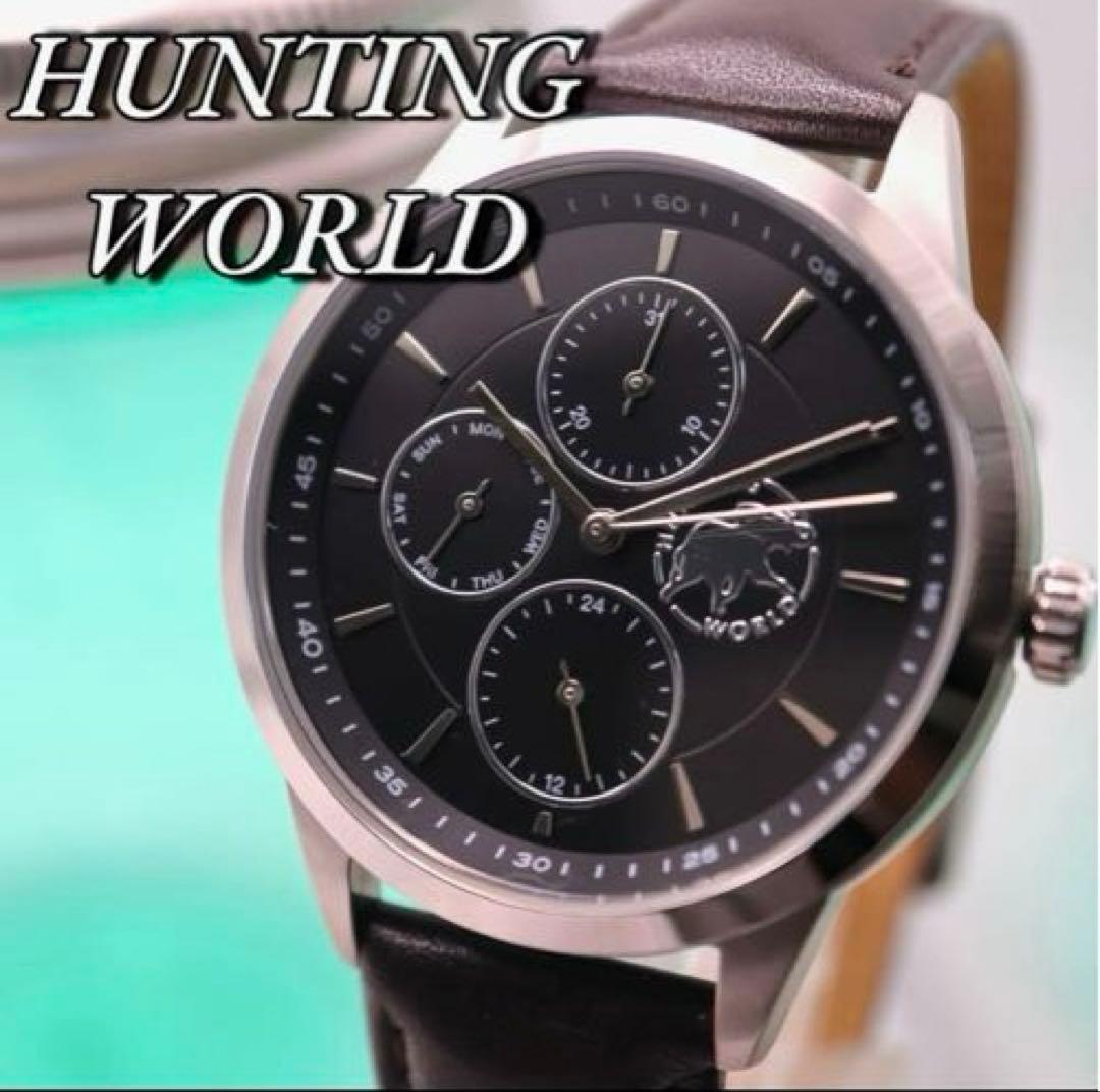 M*M様 新品 未使用 HUNTING WORLD シルバー クロノグラフ 腕時