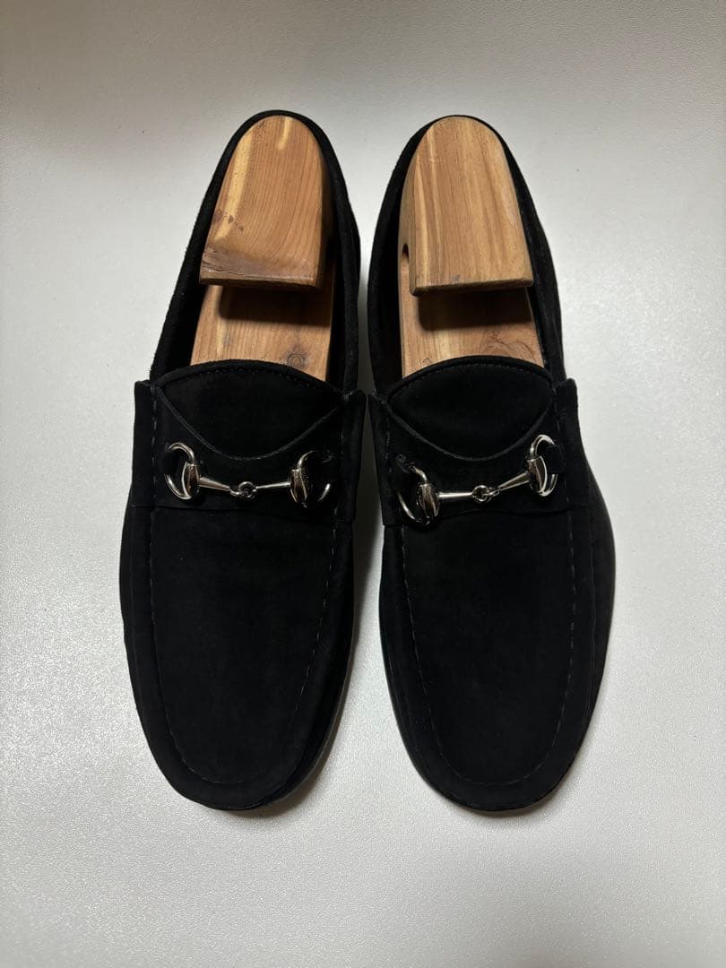 gucci グッチ　ローファー　ビットローファー　メンズ　革靴　ホースビット42