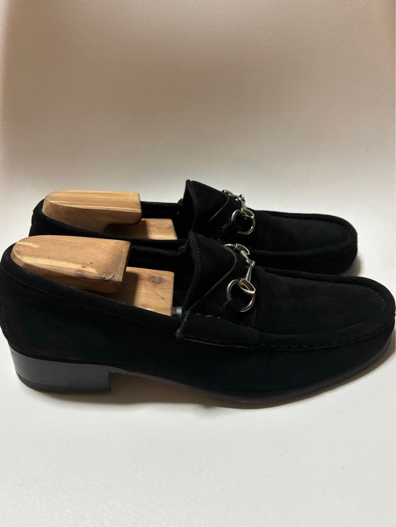 gucci グッチ　ローファー　ビットローファー　メンズ　革靴　ホースビット42