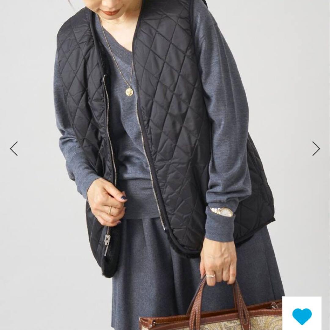 専用　Barbour/バブアー　キルティングファーベスト