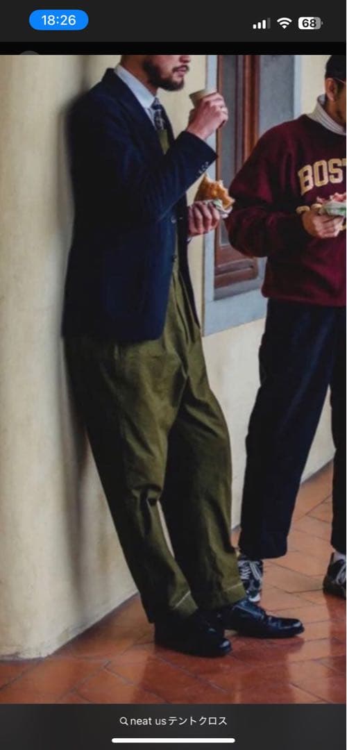 d*7様 neat usテントクロス Firsthand別注 テーパード48