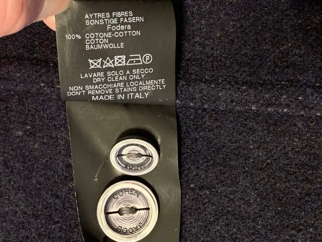 JACOB COHEN ヤコブコーエンメンズ ウールカバーオ-ルブルゾン グレー