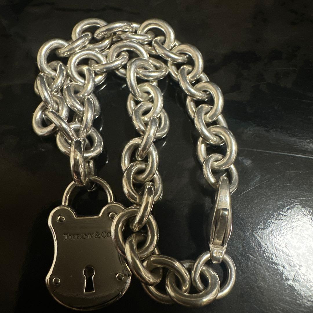 TIFFANY&Co. ブレスレット ロックチャーム シルバー 925