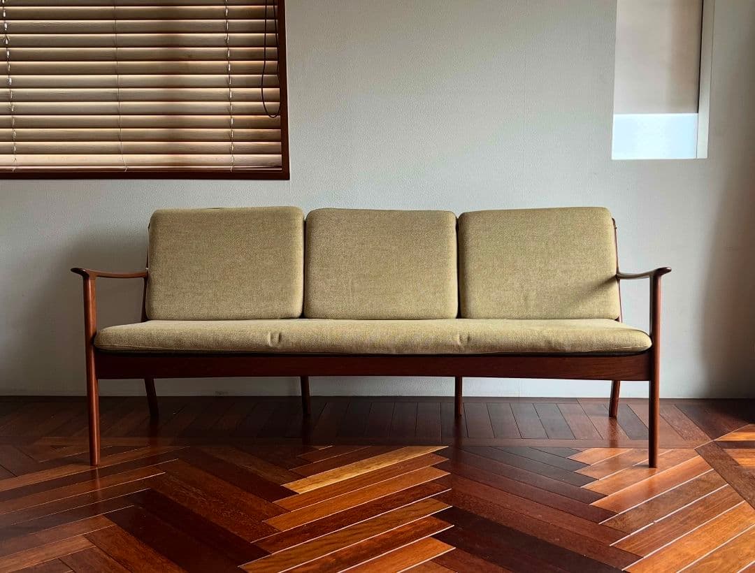 ソファー アンティーク 北欧 チーク