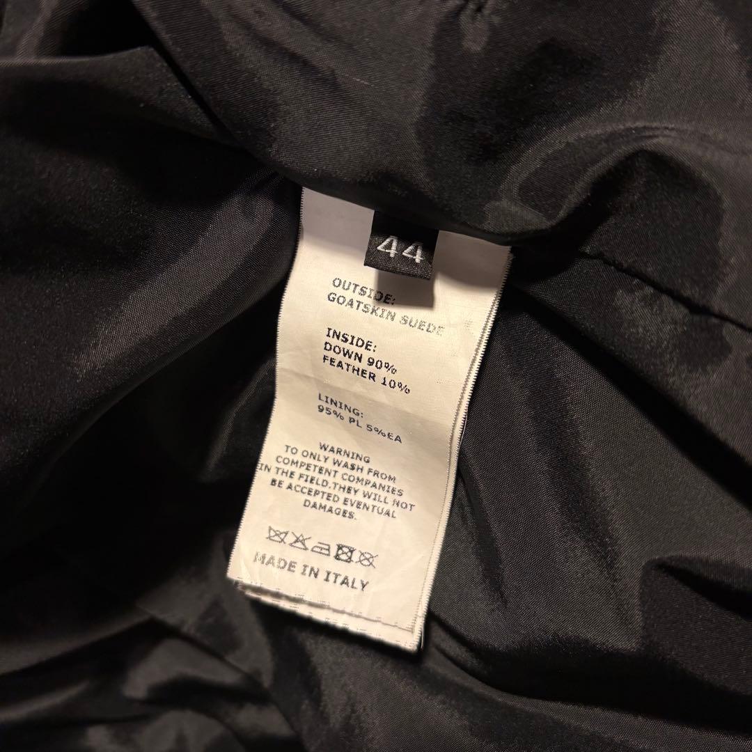 EMMETI ゴートスキンスエード ダウンベスト 44