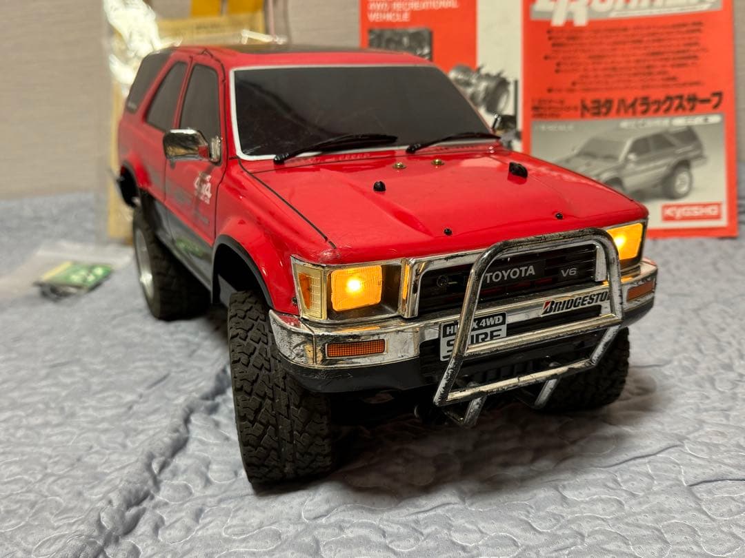 希少！年代物　京商製　1/9 電動ラジコン　ハイラックスサーフ4WD 【稼動品】