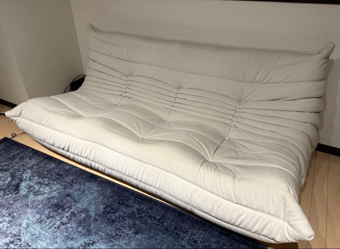 リーンロゼ トーゴ 3Pソファ Lランク　ウルトラスエード Fog 5969