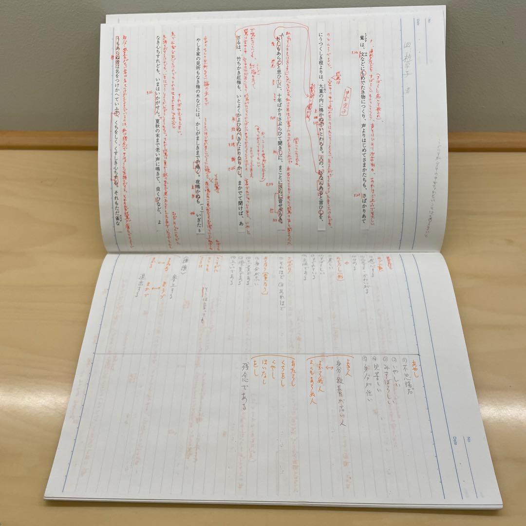 吉野敬介　基礎→応用POWER-UP古文1、2学期。夏期講習98年