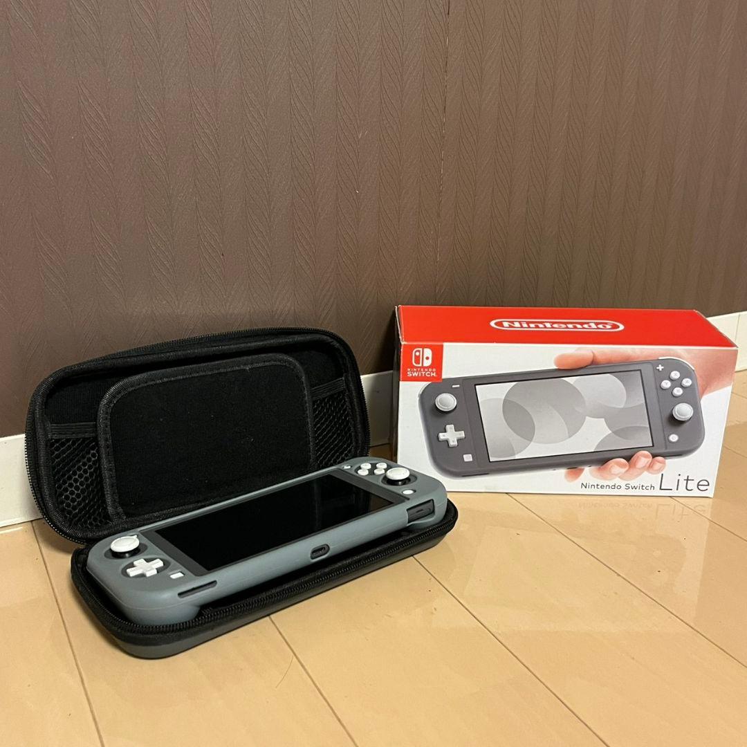 Nintendo Switch Lite グレー ケース付
