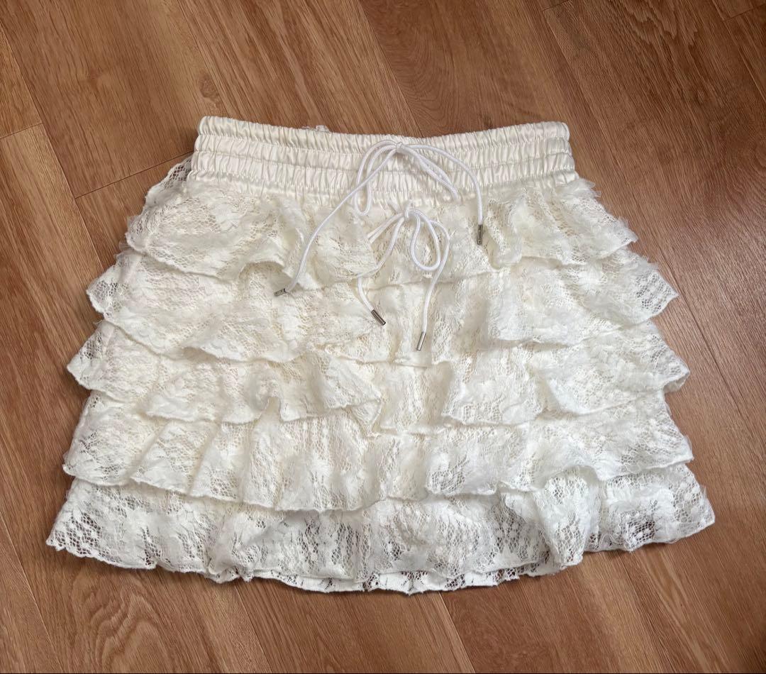 snidelあのちゃん着用♡ フリルティアードスカショーパン ♡可愛い