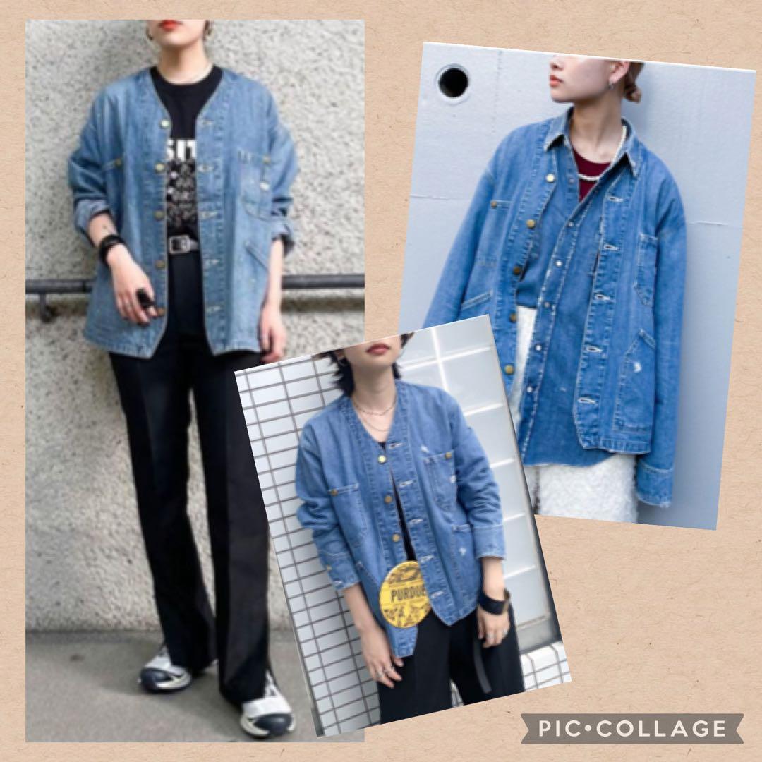 Lee for CITY SHOP 別注ENGINEERジャケット ブルーXS