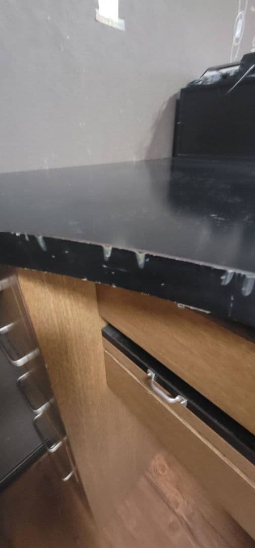 最新【famas7777】　スリーティー彫金デスク両袖　ウォルナットカラー