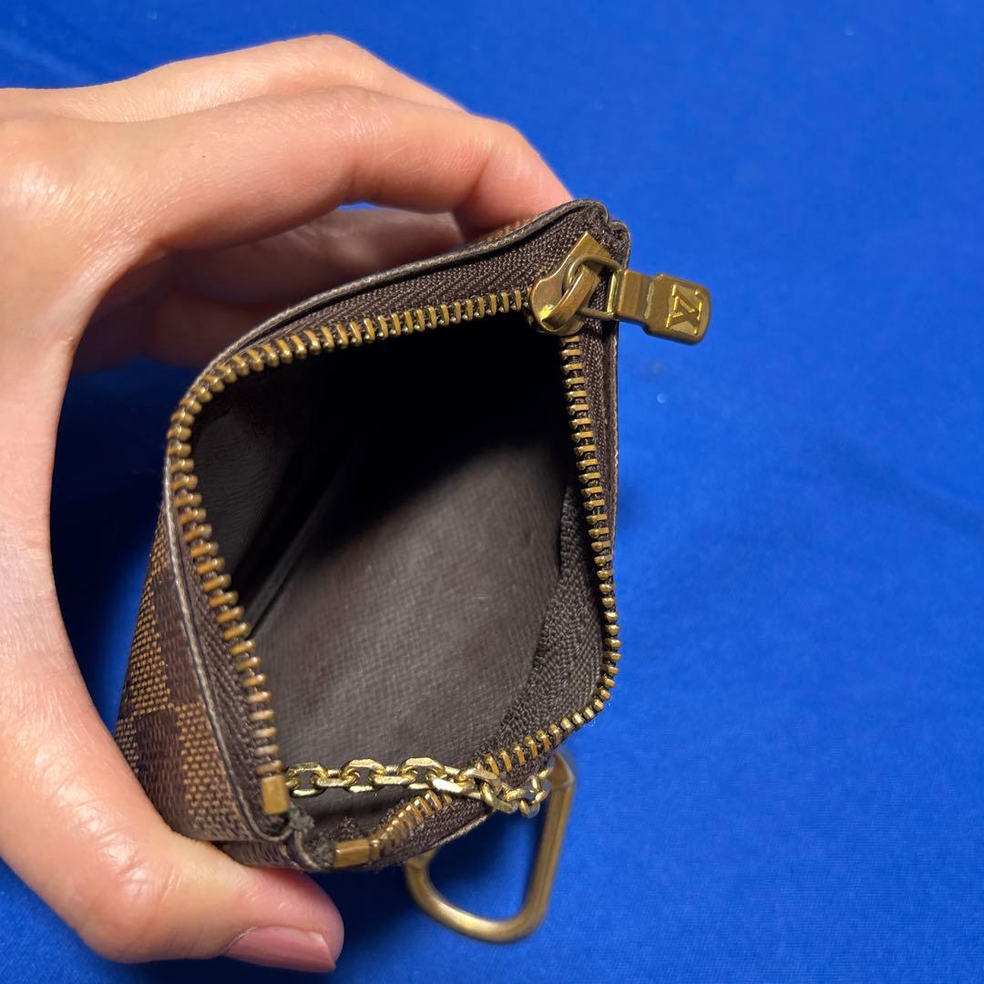 ルイヴィトン　キー　キーケース キーホルダー　ケース　ダミエ　小銭