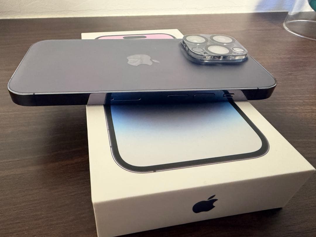 iPhone 14 Pro ディープパープル ルイ・ヴィトンケース付　256GB