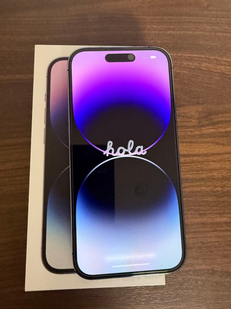 iPhone 14 Pro ディープパープル ルイ・ヴィトンケース付　256GB