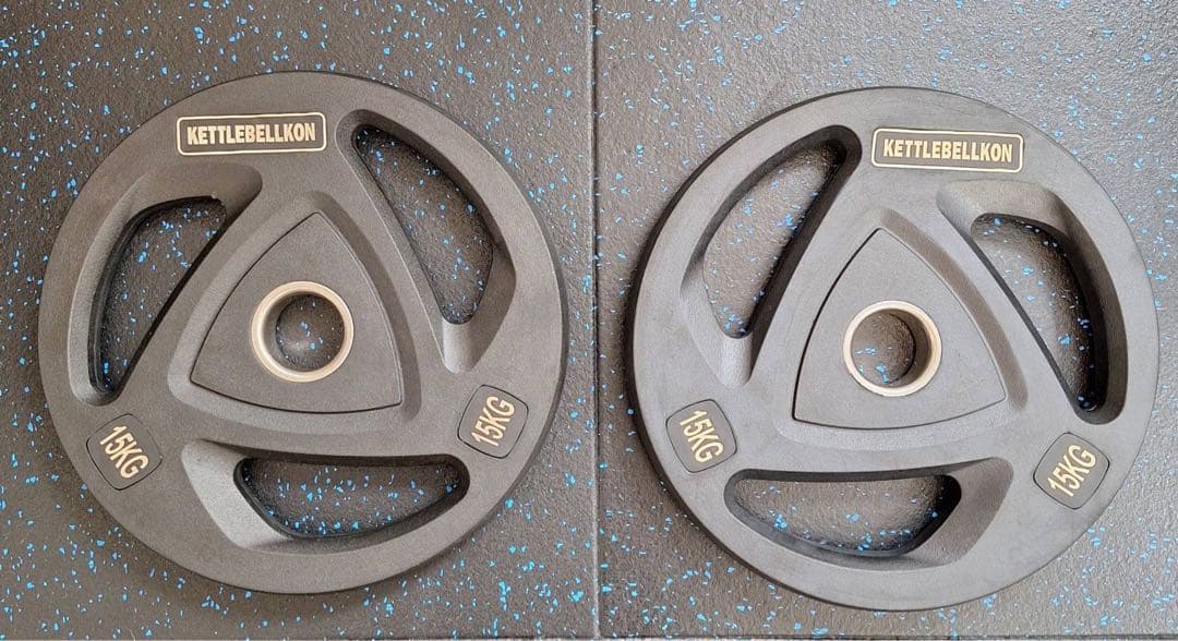 バーベルプレート　ケトルベル魂　15㎏✖️２枚