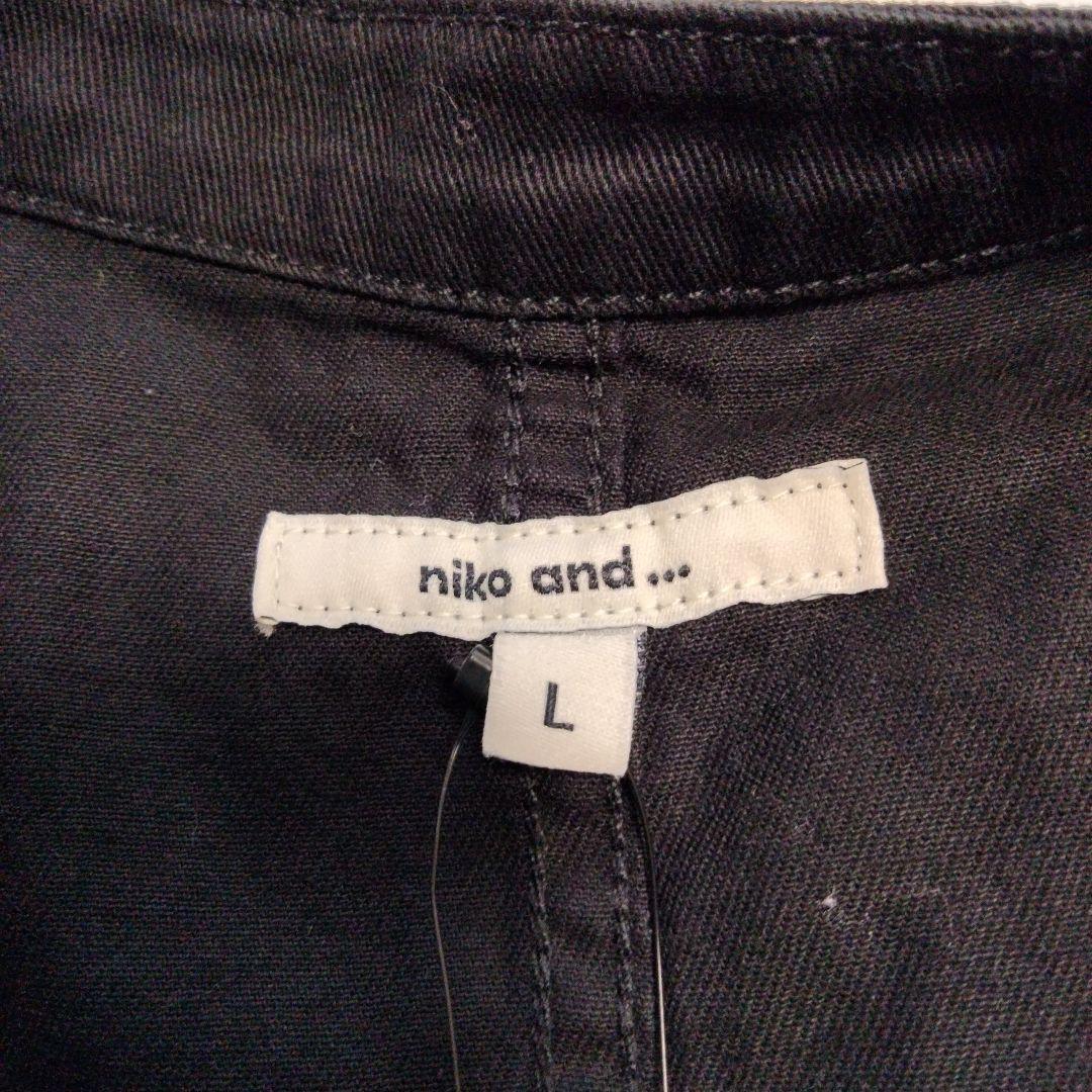 新品未使用 Niko and… ワークジャンプスーツ L ブラック 黒