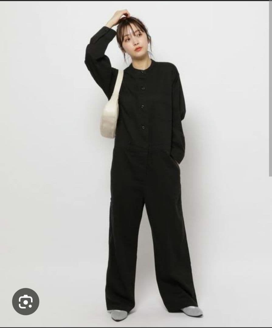 新品未使用 Niko and… ワークジャンプスーツ L ブラック 黒