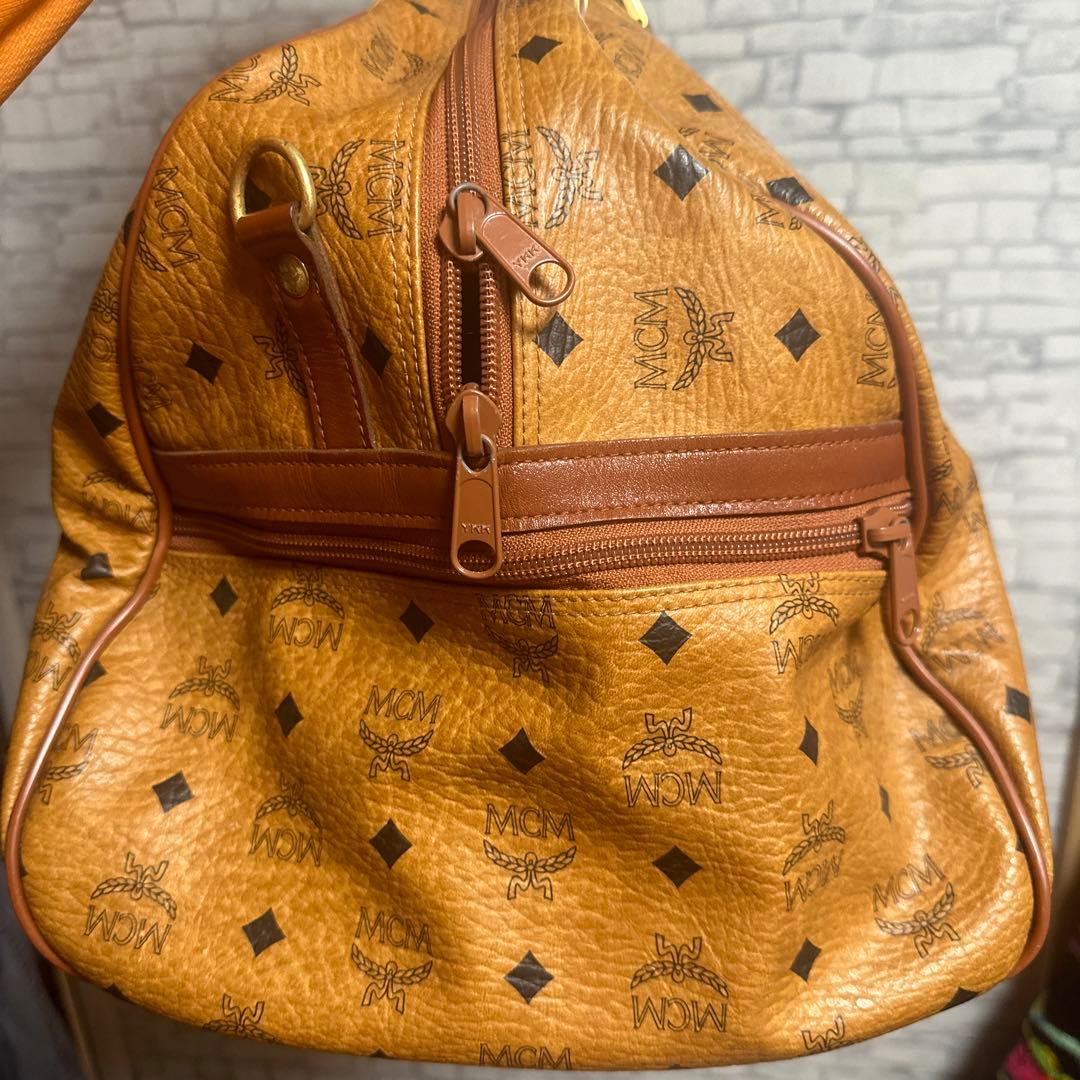 MCM ボストンバッグ ヴィセトス柄 レザー 正規品