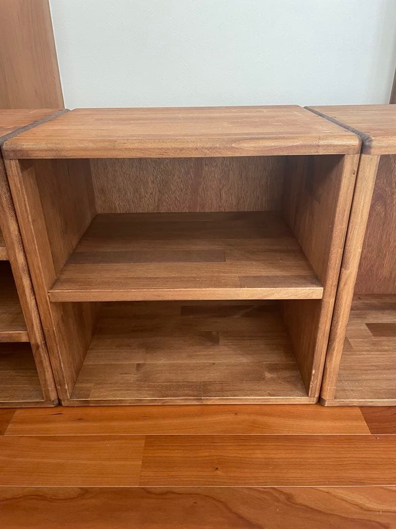 無垢材のユニットボックス⭐︎ オープンシェルフ