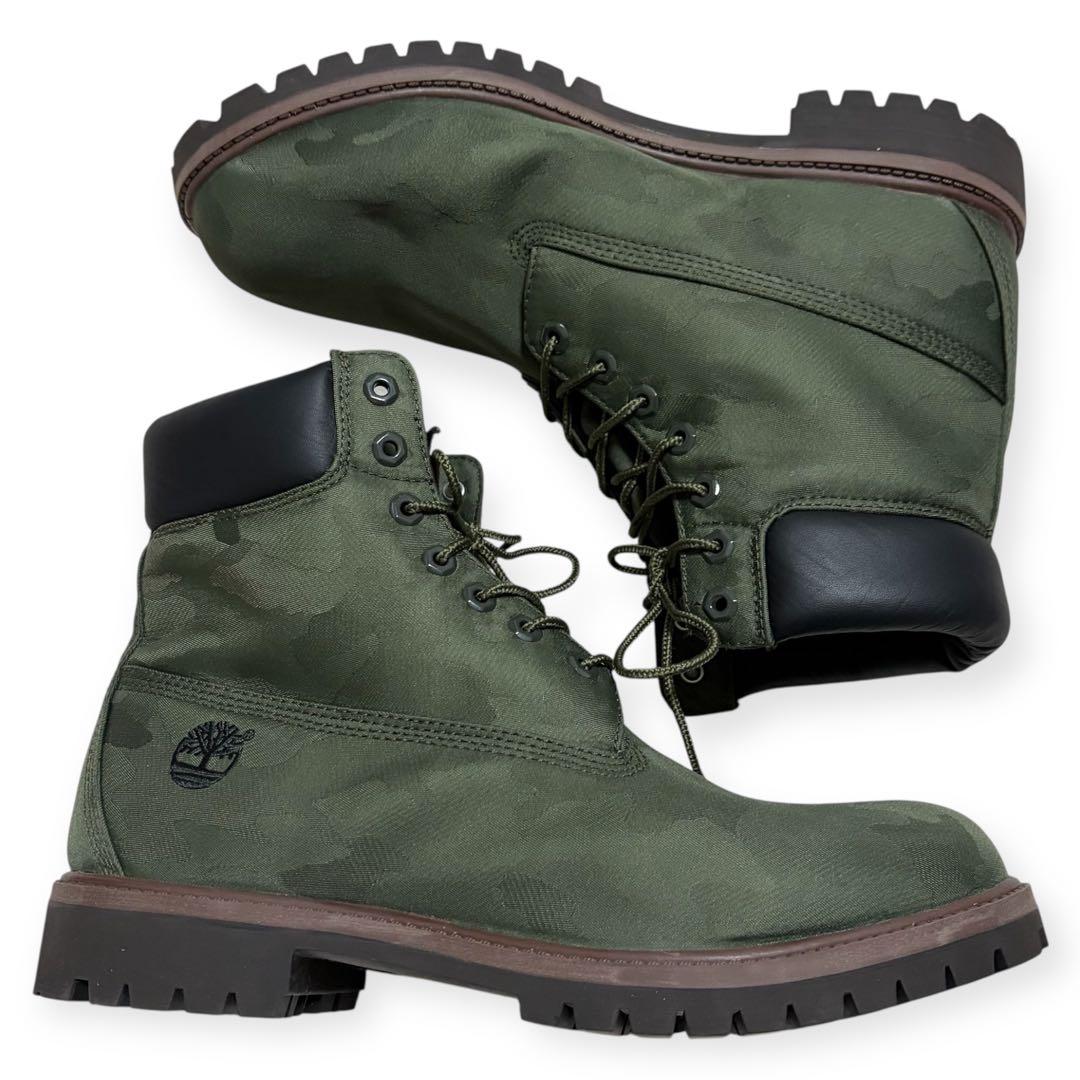 未使用　Timberland ティンバーランド　迷彩ブーツ　カモ柄　ワークブーツ